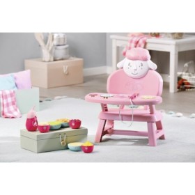 Baby Annabell Masuta roz cu scaunel pentru papusi de la 28 cm la 46 cm cu lumini si sunete